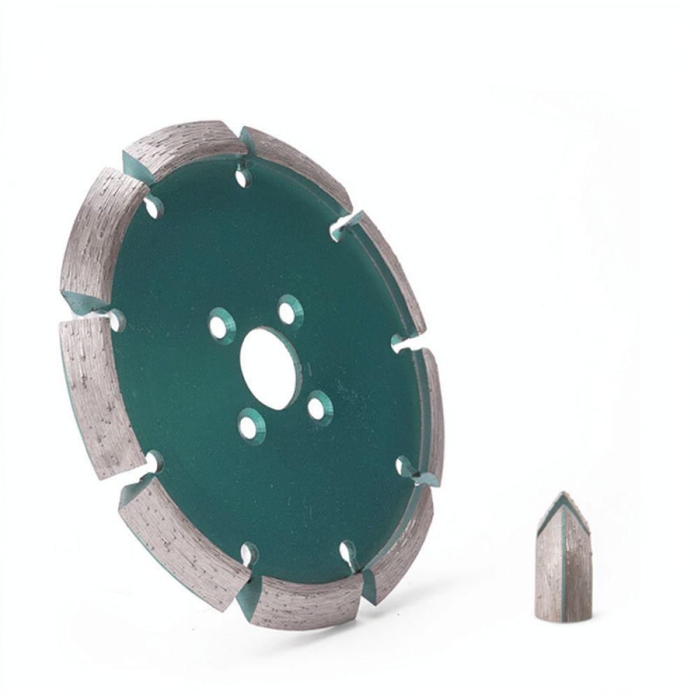 V Slot Wheel - ใบมีดตัดร่องเพชรรูปตัววี สำหรับเครื่องเจียรไฟฟ้า ใช้กับคอนกรีต หิน พื้น ผนัง