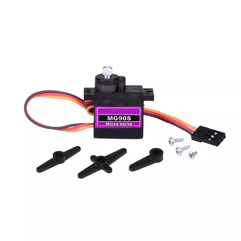 Servo 9G - Mg90S 9g ไมโครเซอร์โว เฟืองพลาสติก 180 องศา