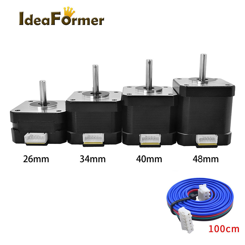 Nema 17 Stepper - Nema 17 42 Stepper Motor ความสูง26มม.34มม.40มม.48มม.มอเตอร์4-Lead