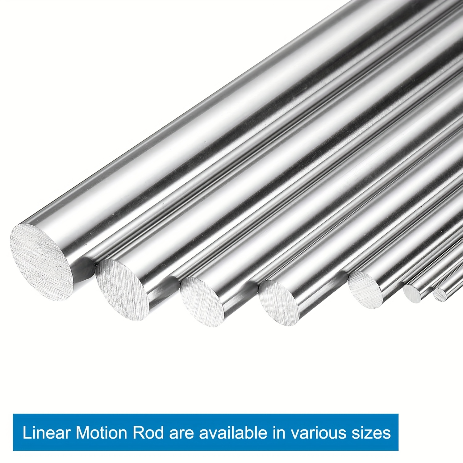 Linear Rod 8Mm - 2 ชิ้น แกนสไลด์เชิงเส้น 8 มม. ชุบโครเมียมแข็ง