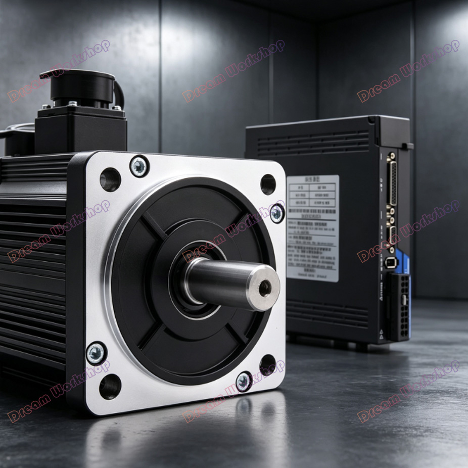 Servo Motor - ชุดไดรฟ์เซอร์โวมอเตอร์ AC 220V ขนาด 1KW/1.5KW/2KW/2.3KW/2.6KW พร้อมเอนโค้ดเดอร์