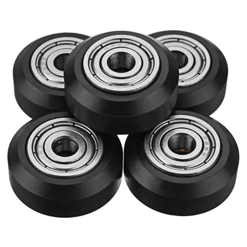 V Slot Wheel - ล้อพลาสติก CNC POM ขนาดใหญ่และเล็ก พร้อมลูกปืน ลูกล้อ