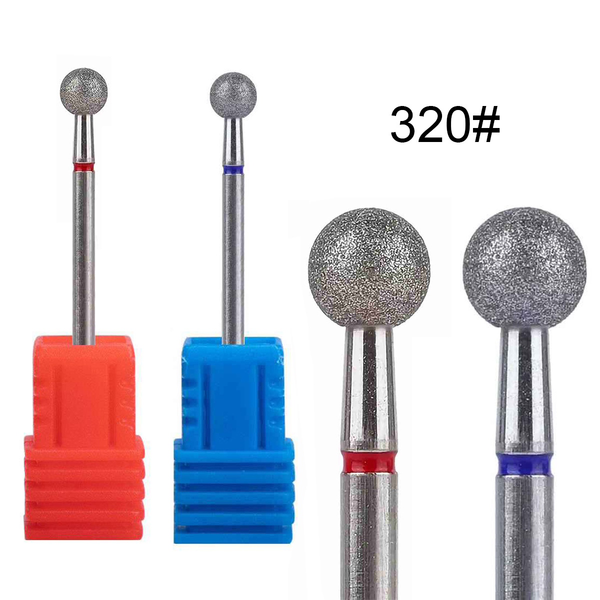 Carbide End Mill - 1/2/4Pcs เพชรเจาะเล็บบิตโรตารีไฟฟ้าเครื่องตัดมิลลิ่งสําหรับเล็บเท้าเล็บไฟล์ Cuticle Burr เล็บเครื่องมืออุปกรณ์เสริม