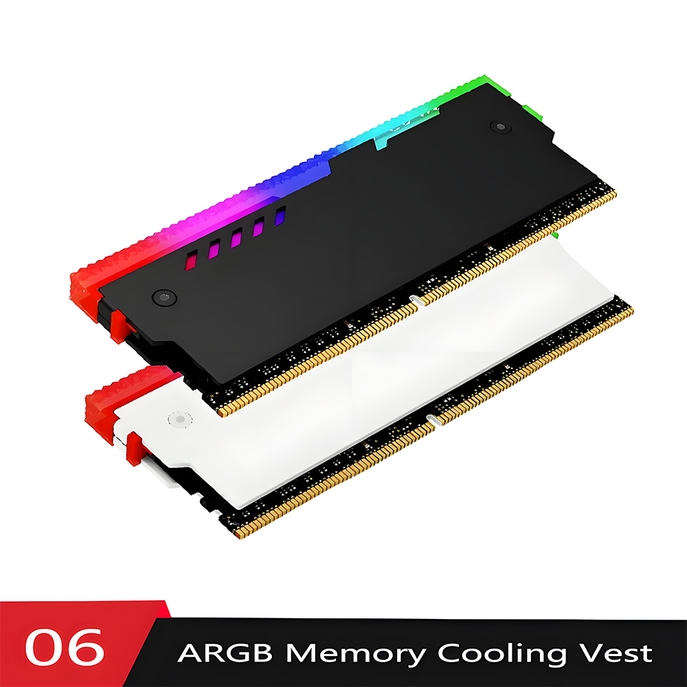 Aluminium Extrusion - คอมพิวเตอร์เดสก์ท็อป Ram ฮีทซิงค์ ARGB DDR5 DDR4