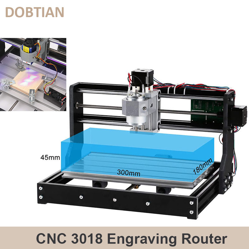 3018 Cnc - CNC 3018 PRO เครื่องแกะสลักไม้พร้อมโมดูลแกะสลักเลเซอร์, เราเตอร์ Cnc