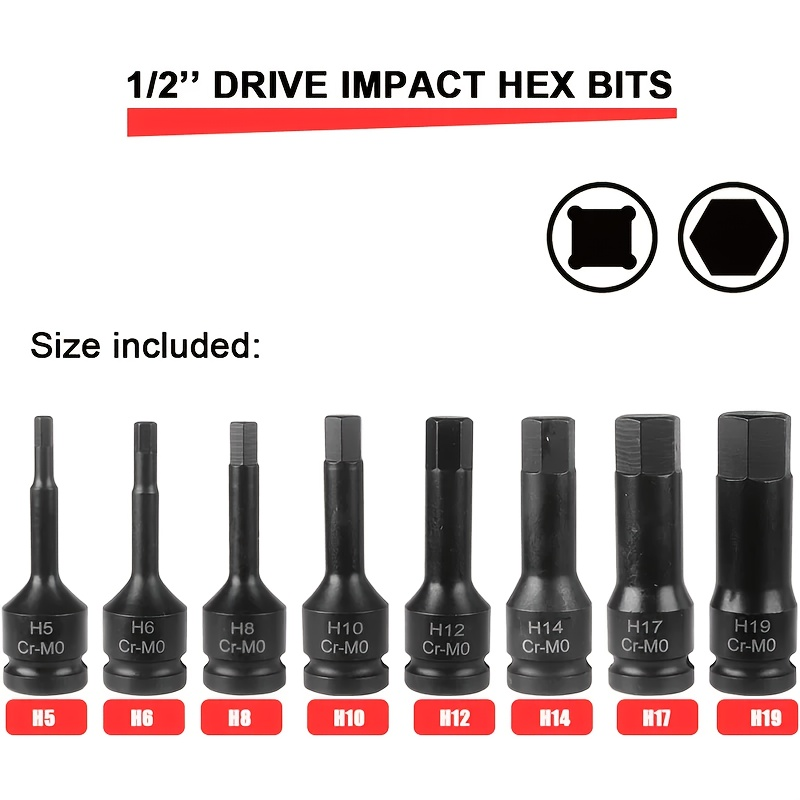 ชุดประแจลมขนาด 1/2 นิ้ว พร้อมห - Cnc Bits บทวิจารณ์และราคา