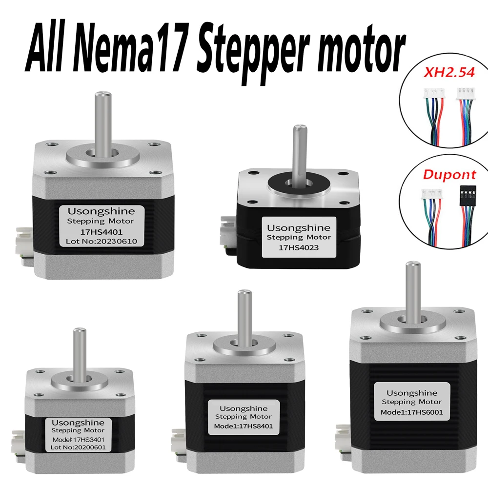 มอเตอร์สเต็ปเปอร์ Usongshine A - Nema 17 Stepper บทวิจารณ์และราคา