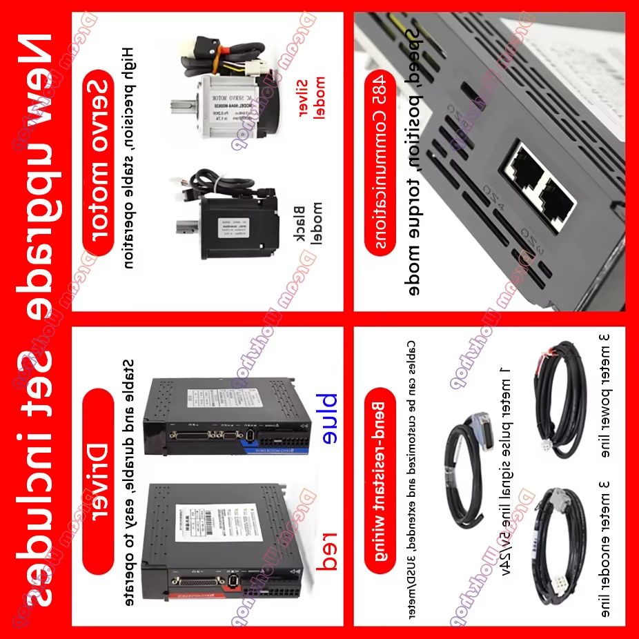 ชุดไดรฟ์เซอร์โวมอเตอร์ AC 220V - Servo Motor บทวิจารณ์และราคา