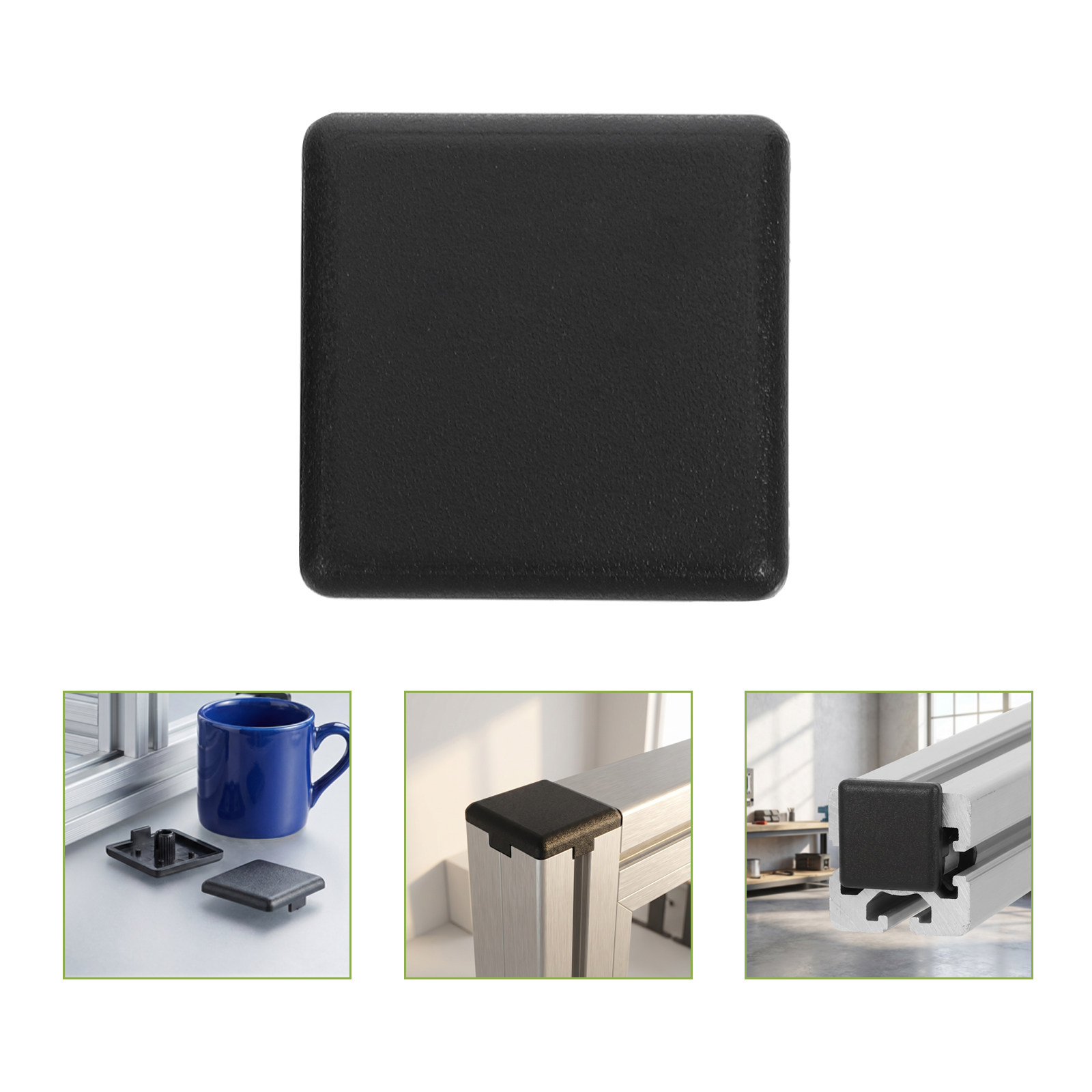 10 ชิ้น ฝาปิดปลายอลูมิเนียมแบบ - Aluminium Extrusion บทวิจารณ์และราคา