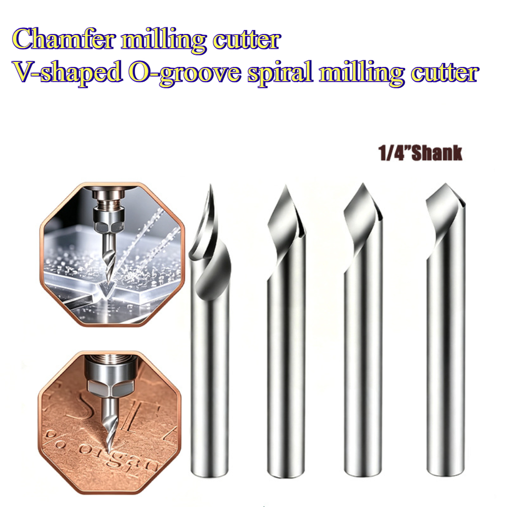 ดอกกัด CNC แบบเกลียวรูปตัว V ก - Cnc Bits บทวิจารณ์และราคา