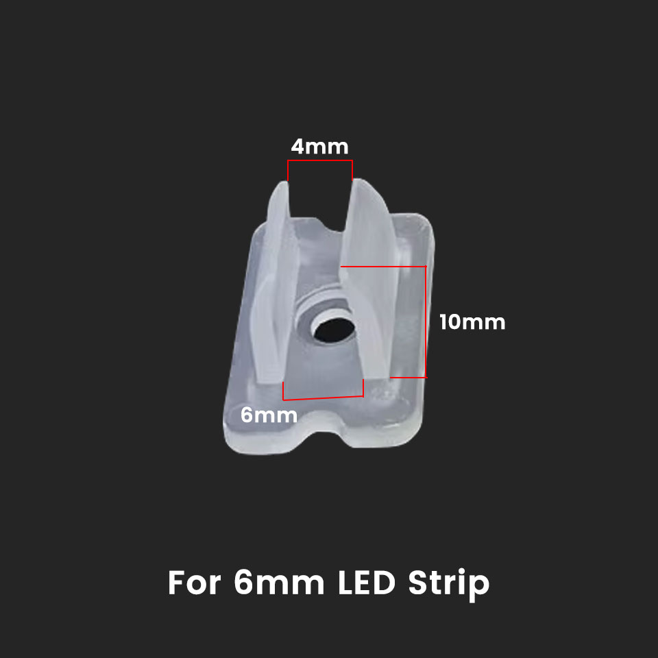 LED Strip Fix ผู้ถือคลิปอุปกรณ - Coupling 8Mm บทวิจารณ์และราคา