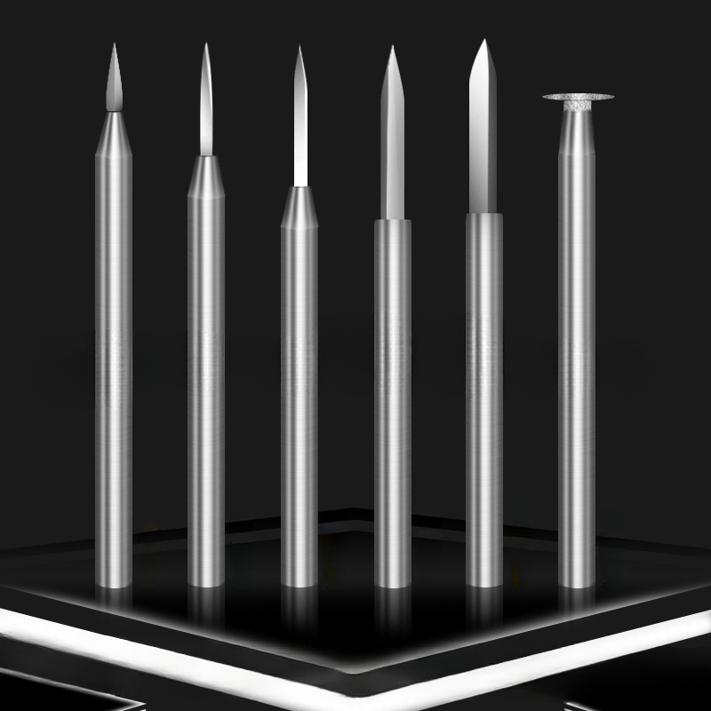 6 PC เหล็กความเร็วสูงแกะสลักชุ - End Mill Set บทวิจารณ์และราคา