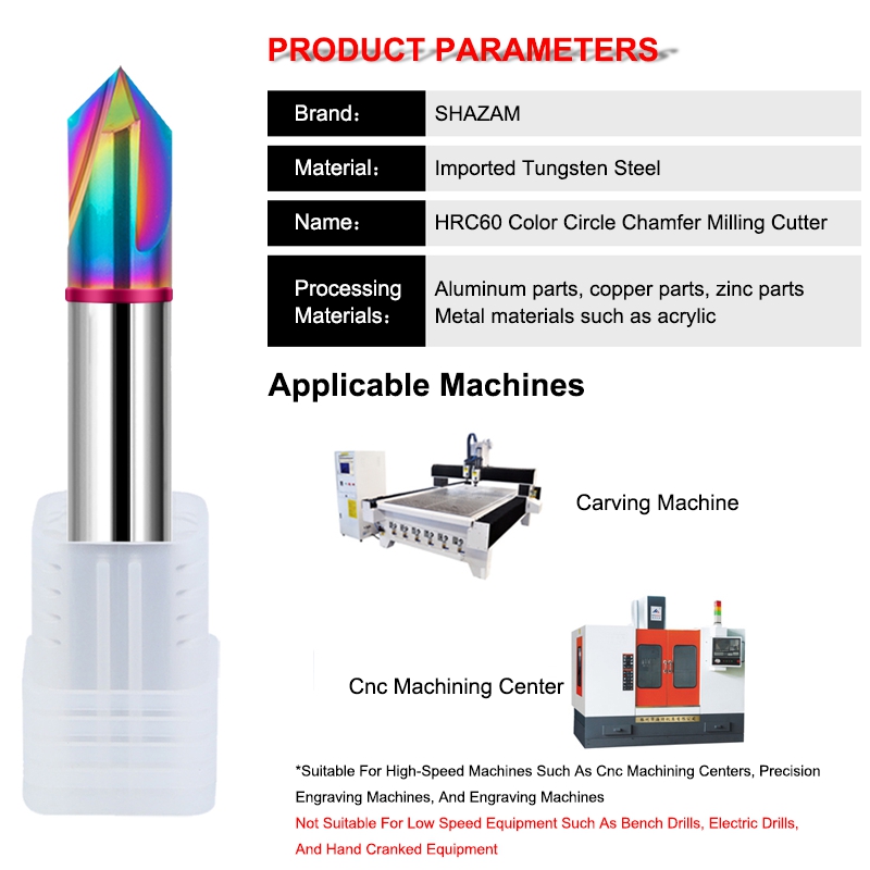 Shazam เครื่องกัด HRC60 60 ° 9 - End Mill Set บทวิจารณ์และราคา