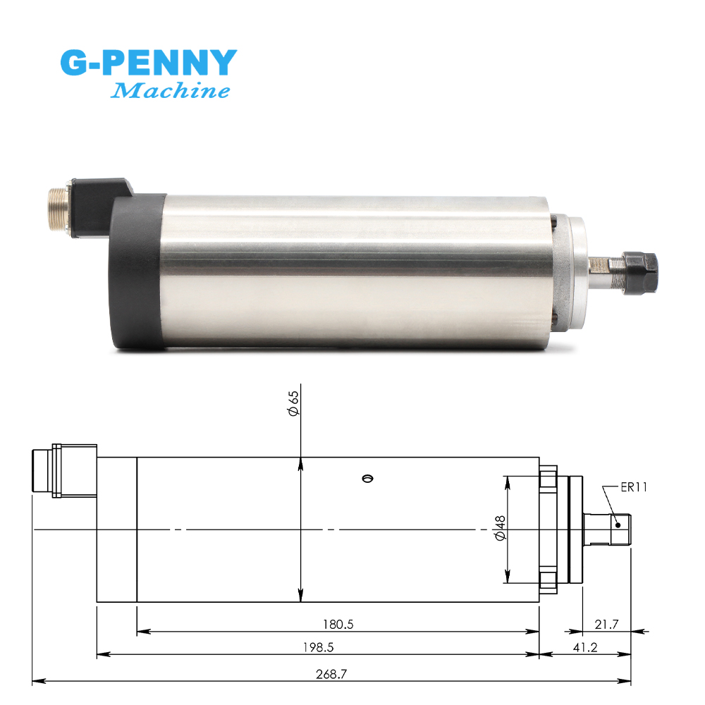 มอเตอร์แกนหมุนระบายความร้อนด้ว - Water Cooled Spindle บทวิจารณ์และราคา