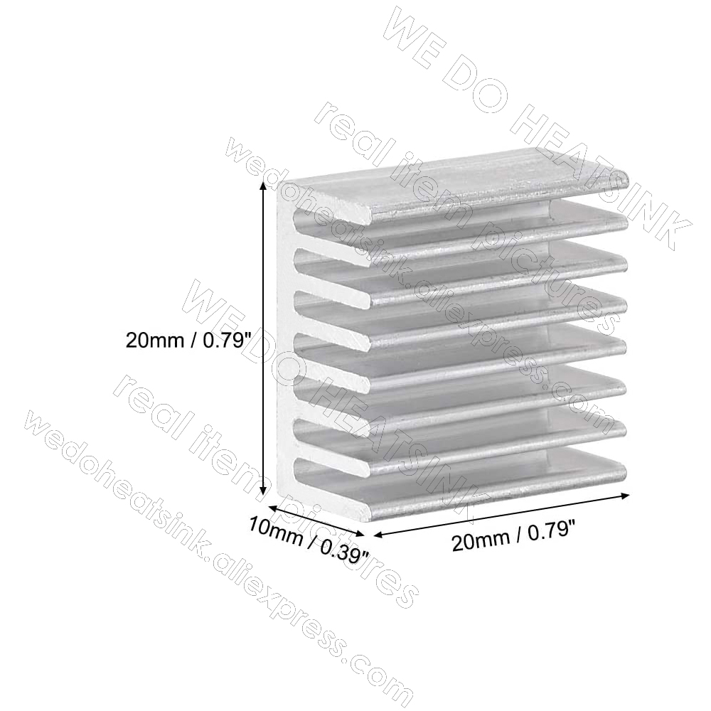 30X11X5Mm Silver Tone ความร้อน - Aluminium Extrusion บทวิจารณ์และราคา