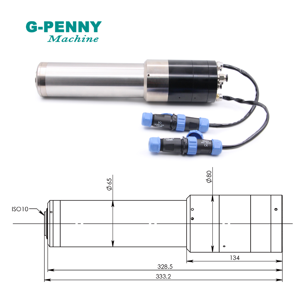 ใหม่! G-PENNY 110v/220v/380v 1 - Water Cooled Spindle บทวิจารณ์และราคา