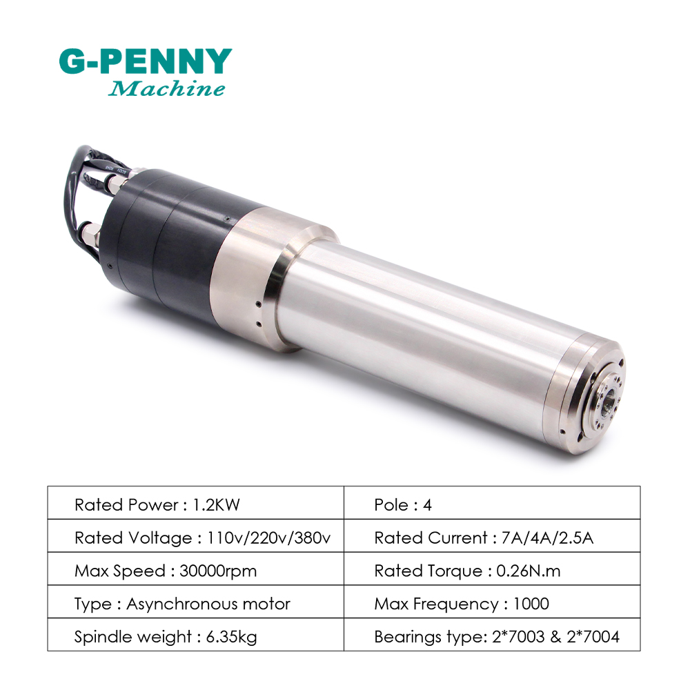 ใหม่! G-PENNY 110v/220v/380v 1 - Water Cooled Spindle บทวิจารณ์และราคา