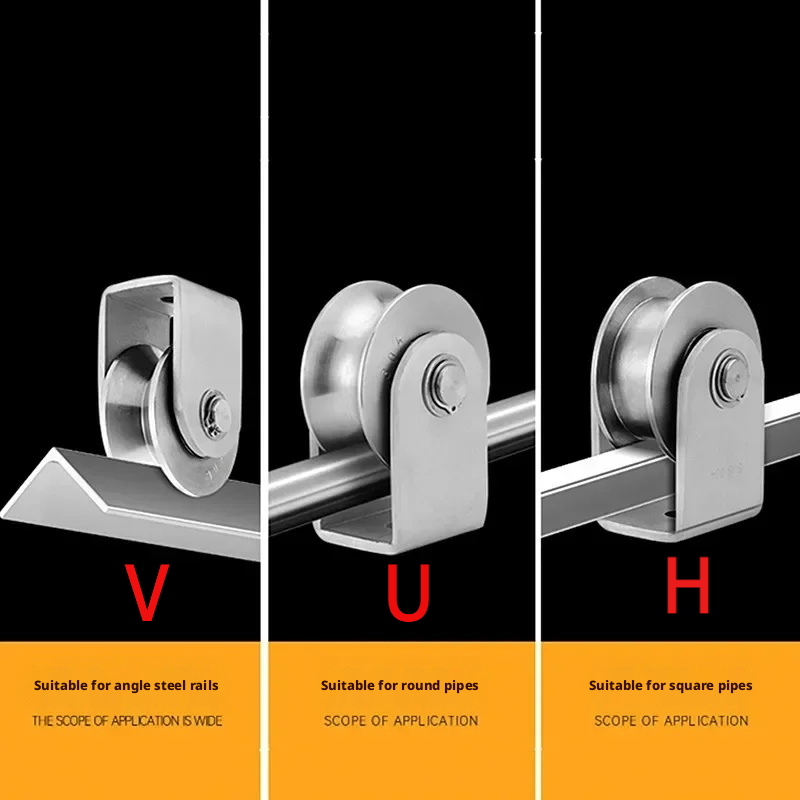 รอกล้อเดี่ยวชนิด U V H ทำจากสแ - V Slot Wheel บทวิจารณ์และราคา