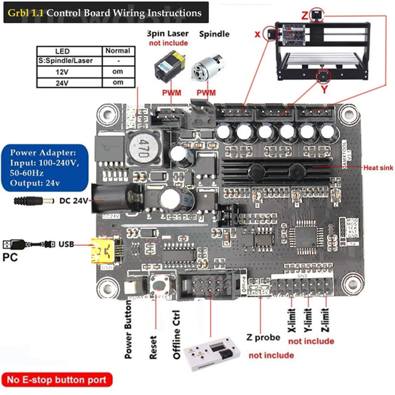 CNC 3018 PRO เครื่องแกะสลักไม้ - 3018 Cnc บทวิจารณ์และราคา