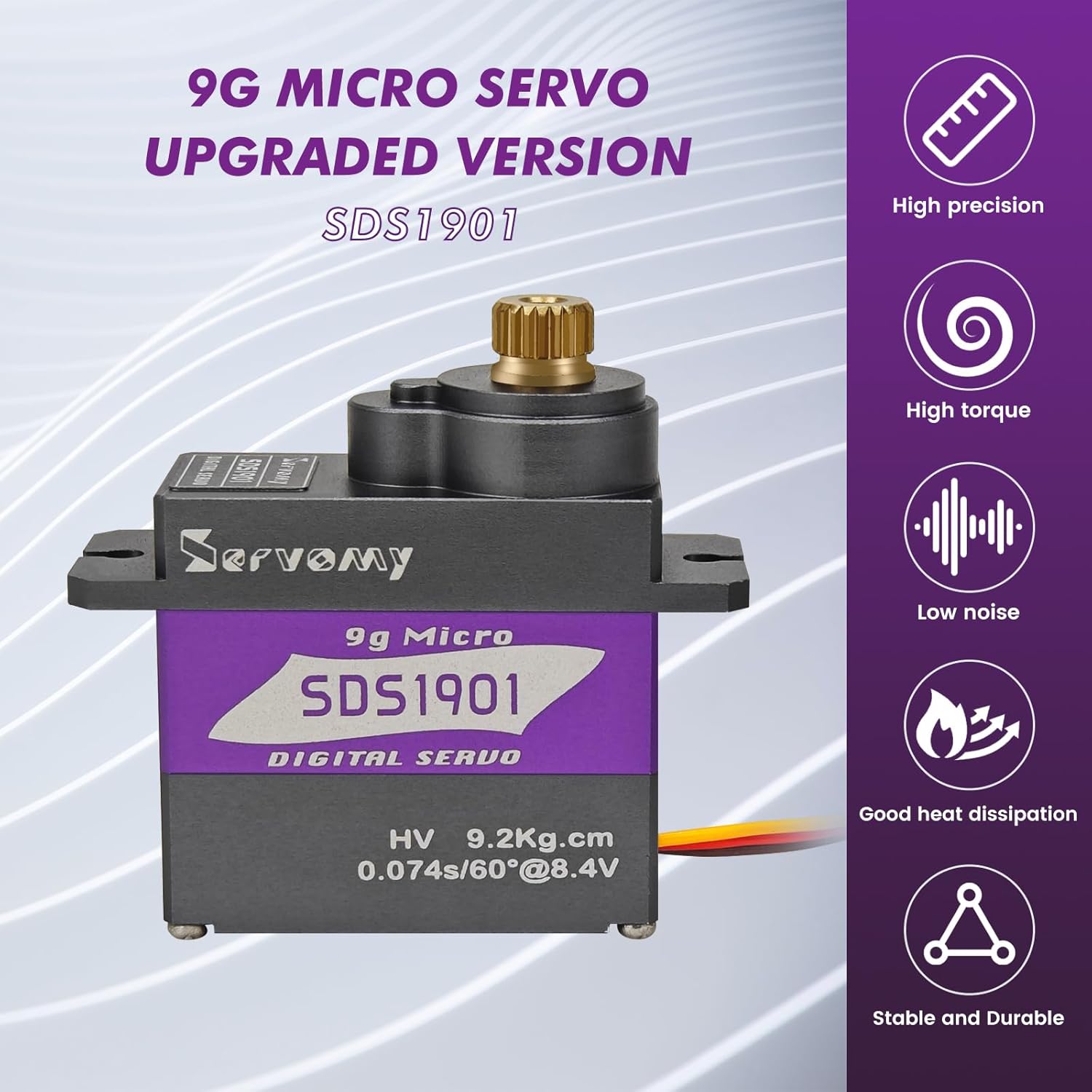 เซอร์โวมี-SDS1901 ดิจิตอล 9G ไ - Servo 9G บทวิจารณ์และราคา