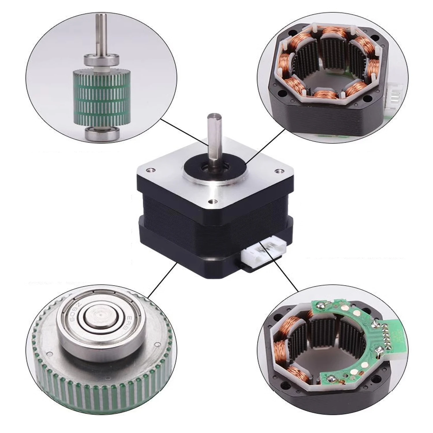 Nema17 Stepper Motor 42BYGH 3D - Nema 17 Stepper บทวิจารณ์และราคา