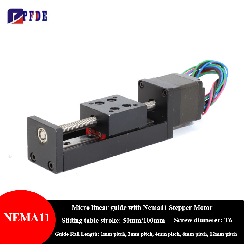 มอเตอร์สเต็ปเปอร์ NEMA11 รางเล - Linear Rod 8Mm บทวิจารณ์และราคา