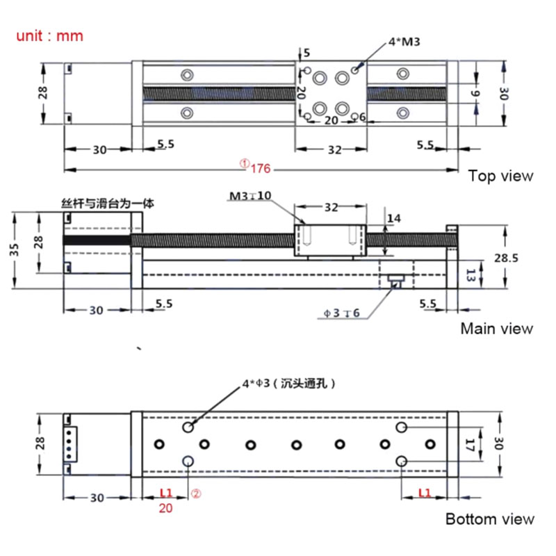 มอเตอร์สเต็ปเปอร์ NEMA11 รางเล - Linear Rod 8Mm บทวิจารณ์และราคา
