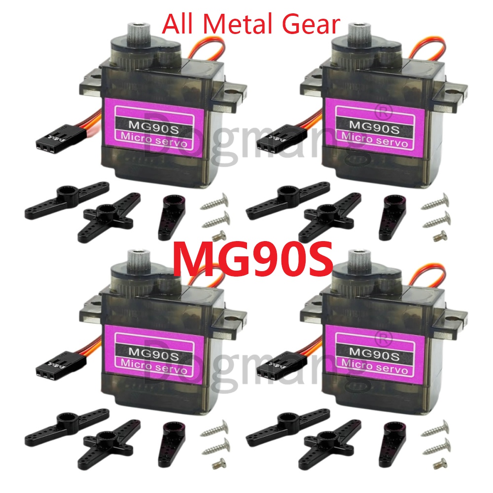 MG90S Servo 1/2/4/10/20/50 Pcs - Servo 9G บทวิจารณ์และราคา