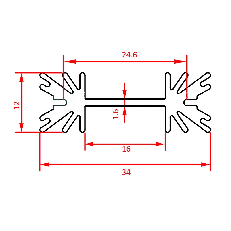 ฮีทซิงค์ระบายความร้อนแบบทรานซิ - Aluminium Extrusion บทวิจารณ์และราคา