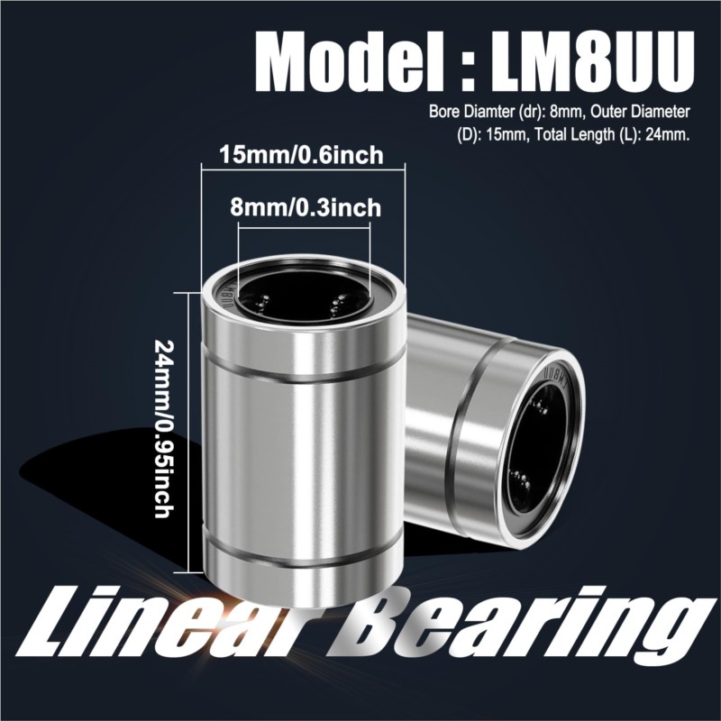 4/10PCS LM8UU LM10UU LM16UU LM - Linear Rail บทวิจารณ์และราคา